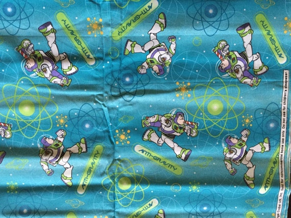 buzz lightyear fleece fabric