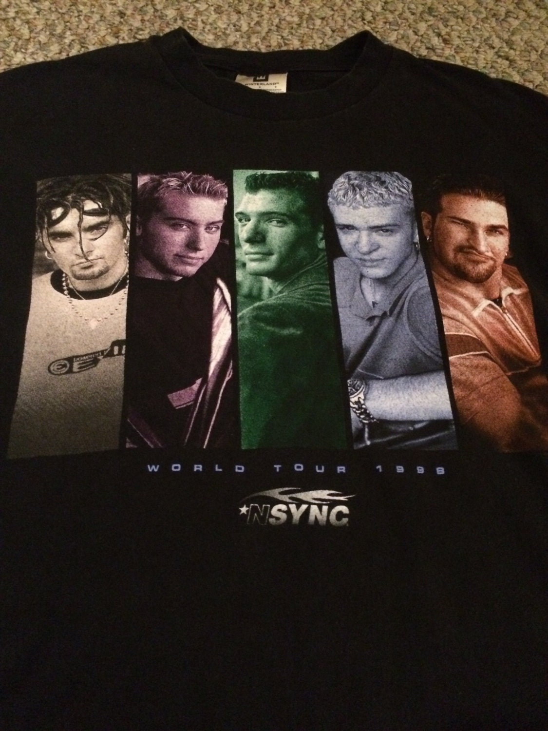 nsync tour t shirt