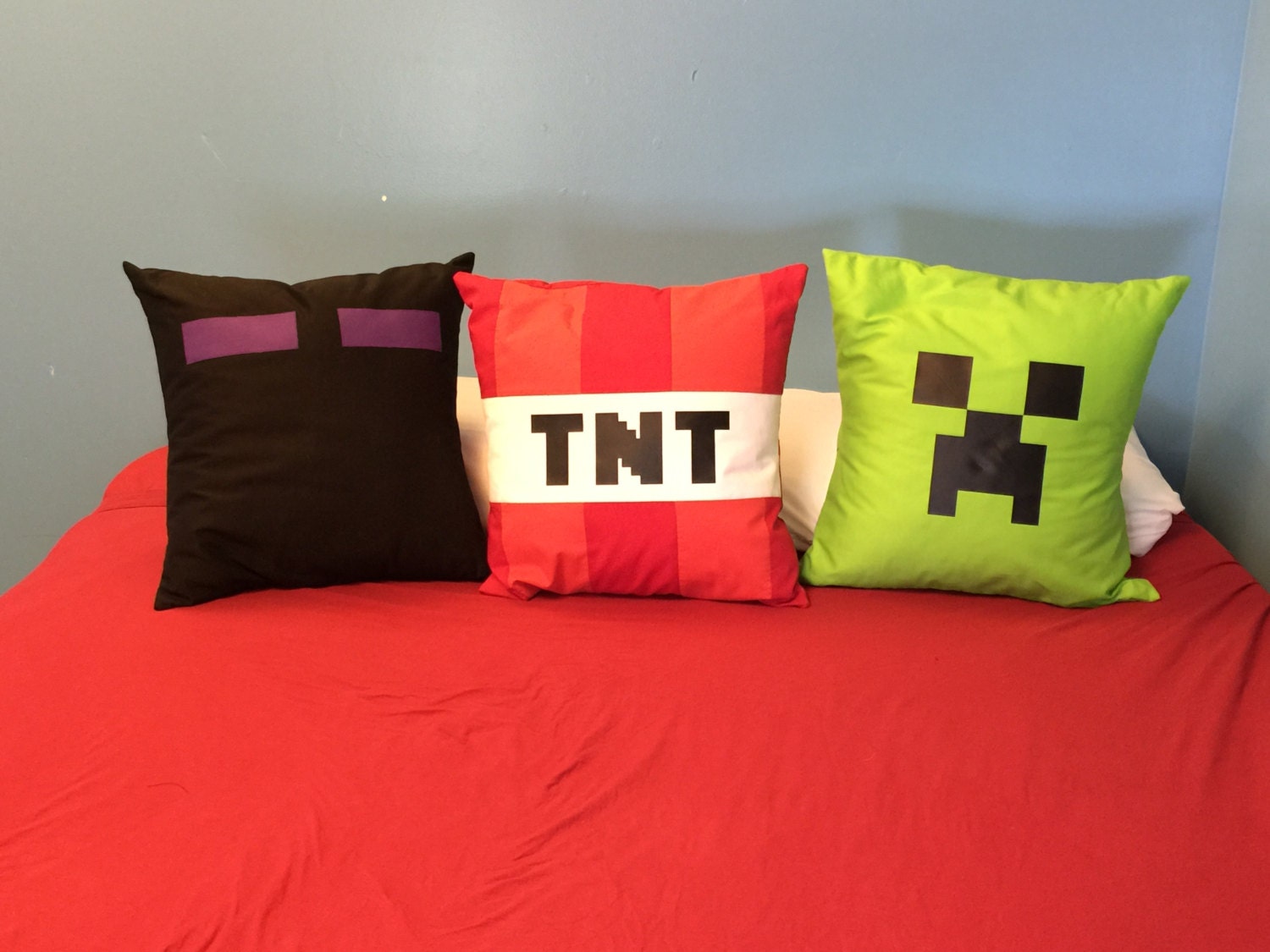 Minecraft Pillows By Nellieandthread On Etsy