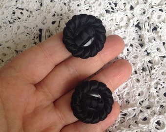 Vintage black Buttons