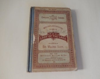THE LADY of the Lake Book by Sir Walter Scott, Bart