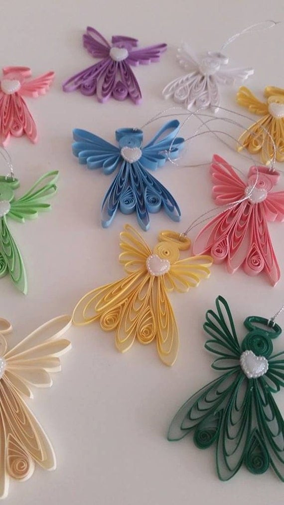 Quilling Angel Quilling Art Ornament Quilled Paper Angel