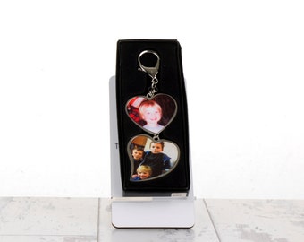 Personalised Heart Shaped Key Fob With Box
