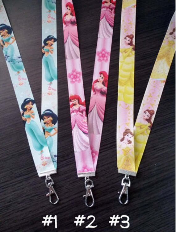 Disney Princess Inspired Lanyards Jasmine by TheLavenderBowtique