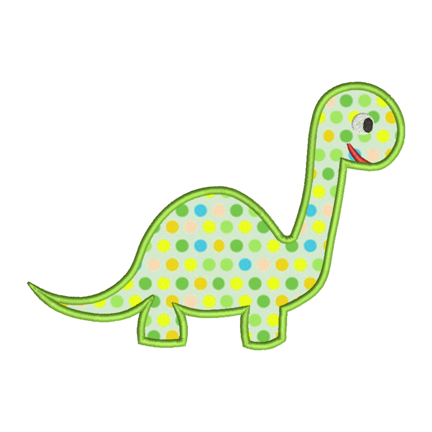 Dinosaur applique cute embroidery design download stitch Dinosaur applique cute embroidery design download stitch