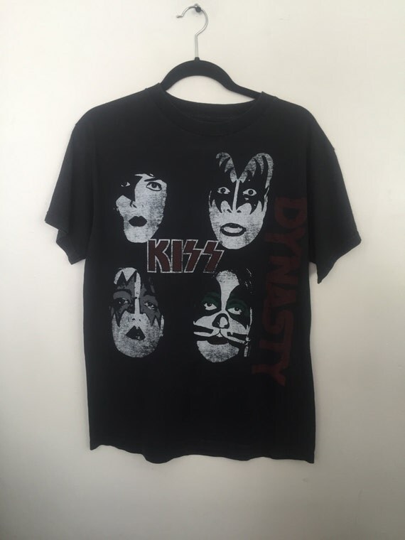 vintage t shirt Kiss shirt 1979 tour shirt band t-shirts