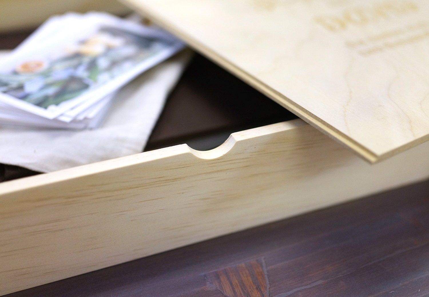 10x10 Wooden Photo Album Box Wedding Album Personalized