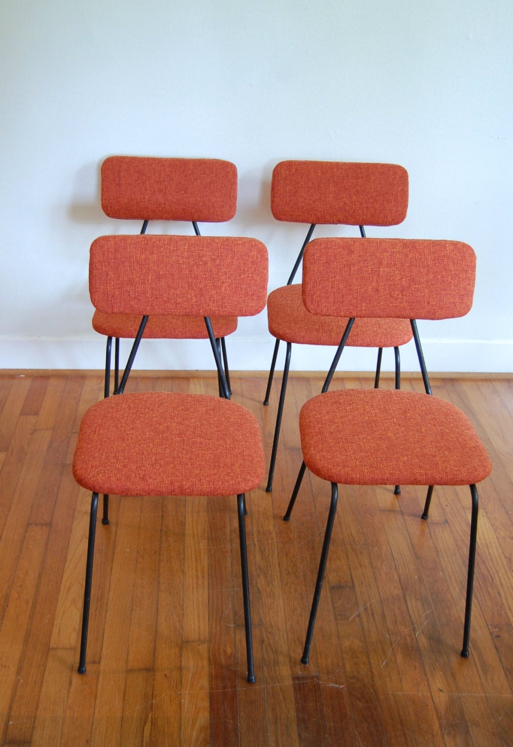 Mid Century Modern Wrought Iron Dining Chairs – Haute Juice