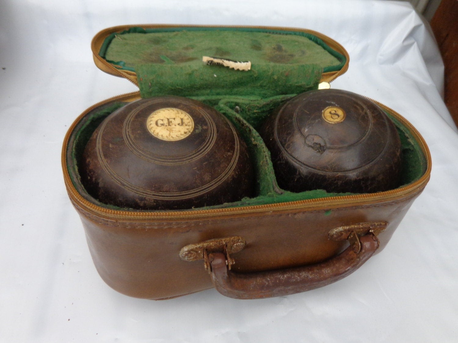 vintage bowling set