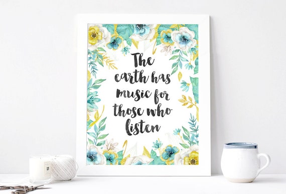 quotes about listening to earth sounds