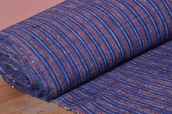 classic-stripe-hand-weaving-pure-cotton-fabric-ancient-coarse-fabric