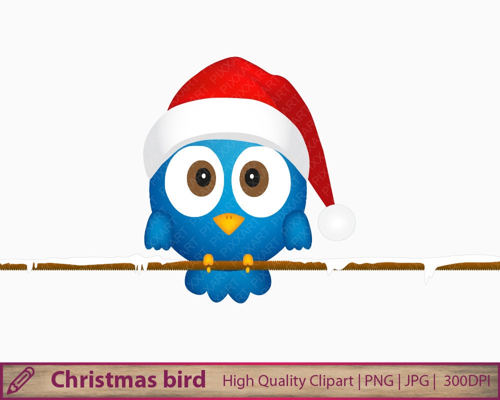 Christmas bird clipart christmas clip art seasonal