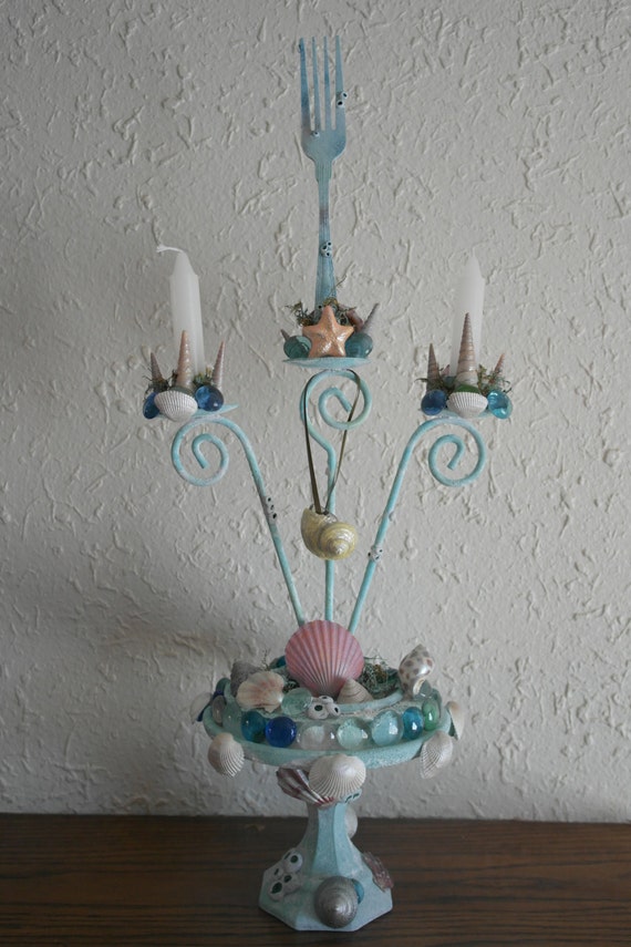 Items similar to Under the Sea! (Little mermaid candelabra) on Etsy