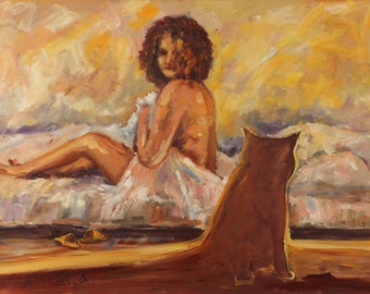 Meeting with the cat