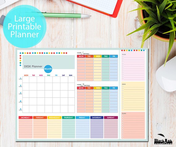 Teacher Student Desk  Planner 