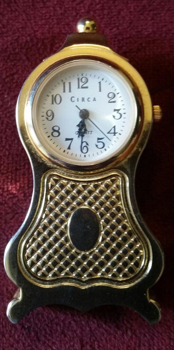 Items similar to Circa Miniature Clock on Etsy