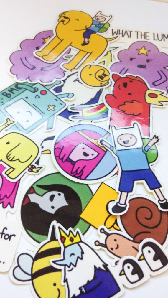 Adventure Time sticker pack 18 stickers