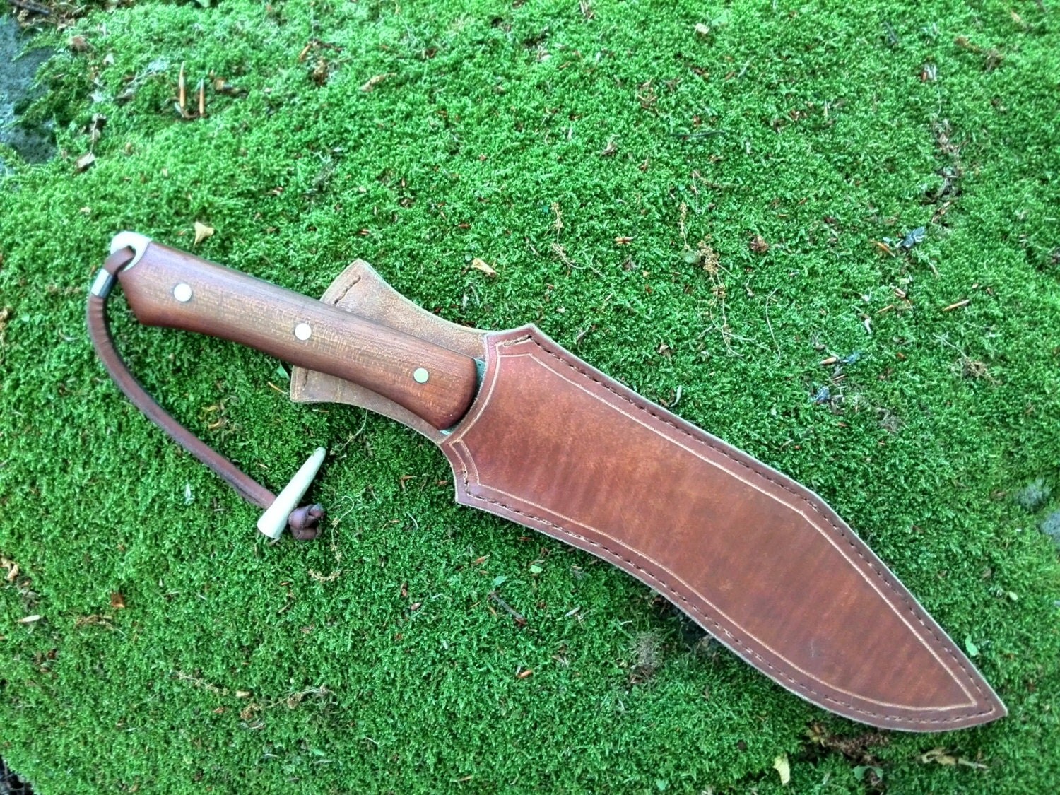 Kukri knife. Bushcraft knife Survival knife by on Etsy