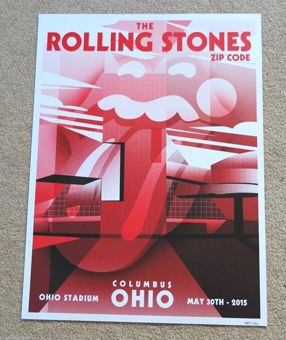 Rolling Stones 2015 Zip Code Tour issue Columbus Ohio by Viewtime
