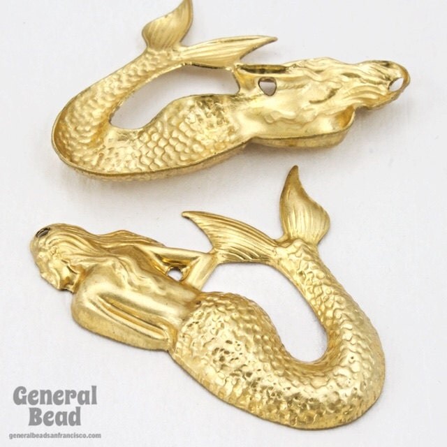 Mermaid Brass-Small (aged finish)