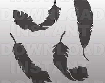SVG File,Feather SVG File,Feathers SVG File-Cutting Template-Vector Clip Art for Commercial & Personal Use-Cricut,Cameo,Silhouette,Vinyl