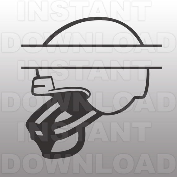 Download Football Helmet SVG FileFootball Monogram SVG Cutting