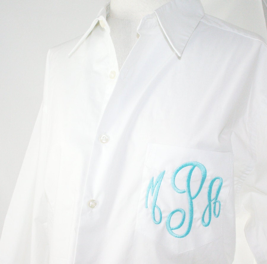 oversized monogram shirt