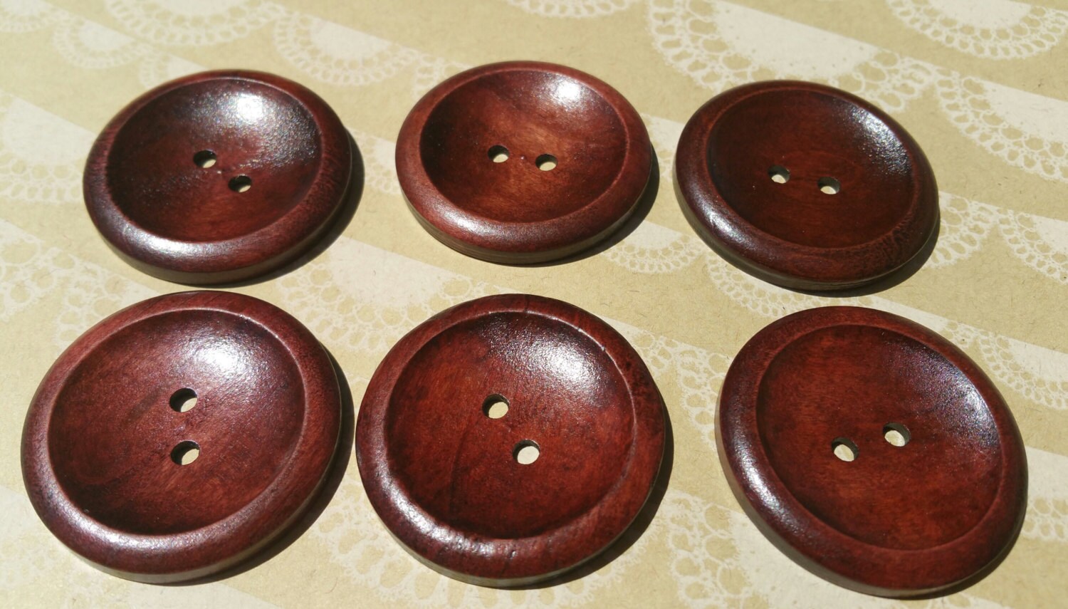 Large Wood Buttons Big Wooden Button Bulk Buttons Sewing