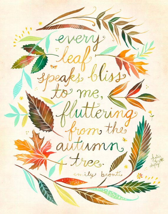 Fall Wall Art every leaf print fall wall art watercolor quote Fall Wall Art every leaf print fall wall art watercolor quote