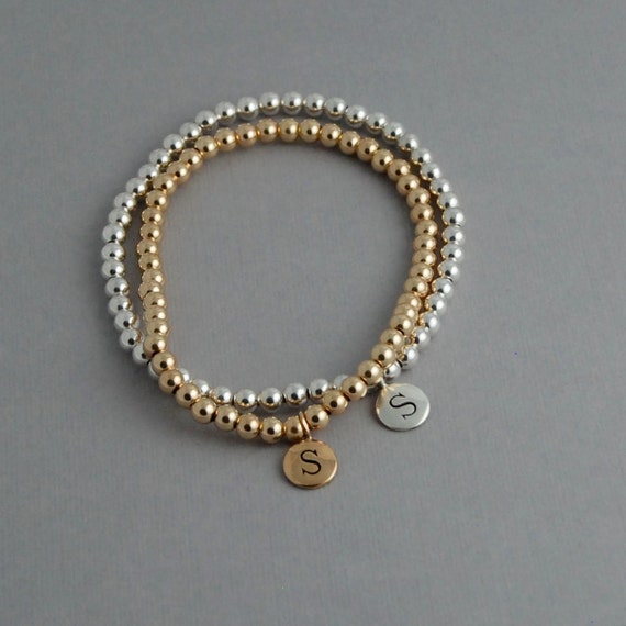 Sterling Silver / Gold filled bracelet with by daisymedesigns