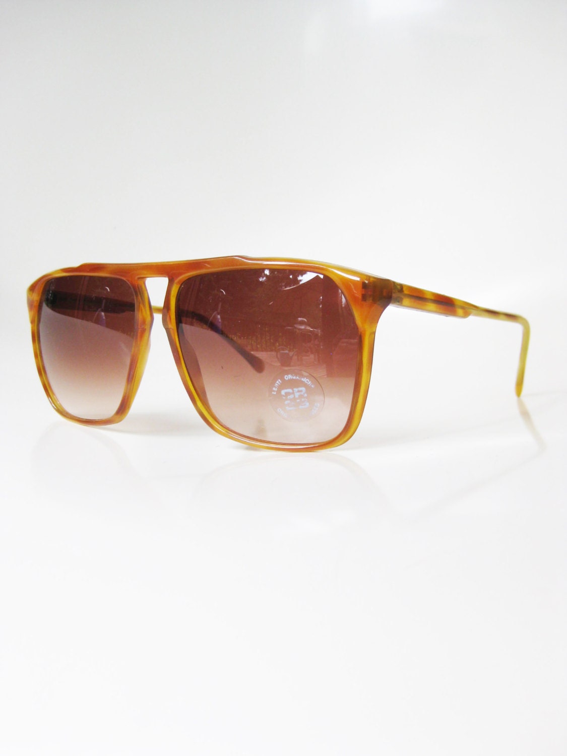 1970s Italian Sunglasses Authentic Vintage Deadstock Honey