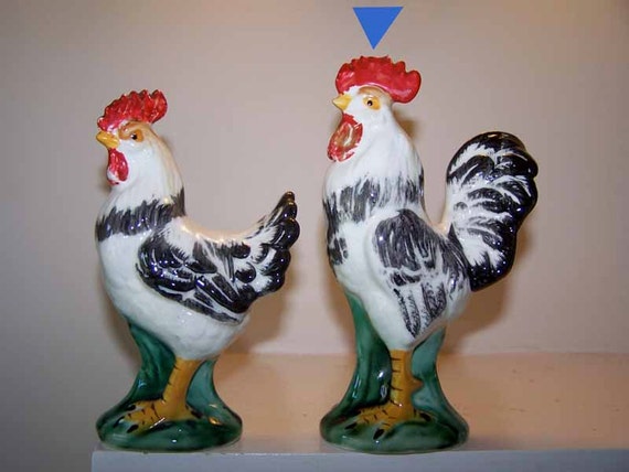 lefton rooster figurine