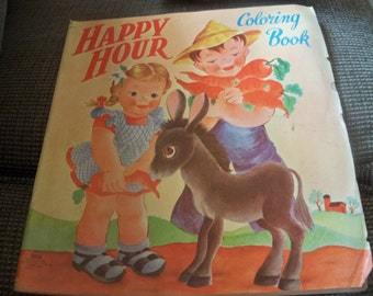 happy hour coloring book 1946