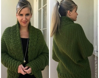 crochet pattern shrug no. 75 Chunky Style Shrug... Crochet