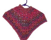Toddler Girl's Crochet Poncho Size 1 Year