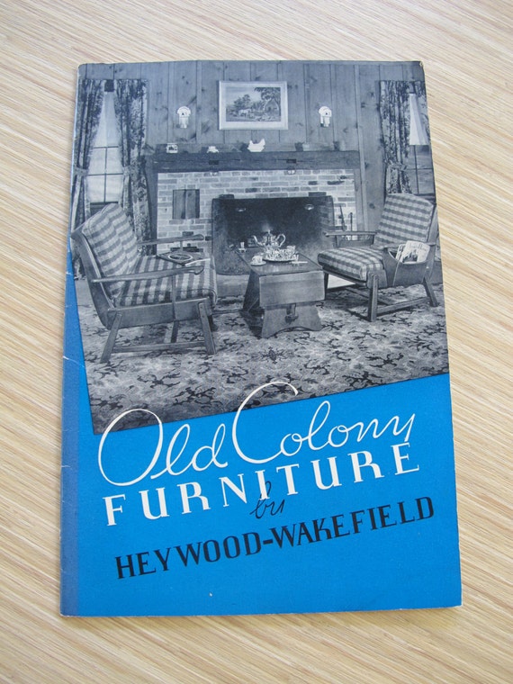 1934 HEYWOOD WAKEFiELD OLD CoLoNY Furniture by svelteSTUFFj