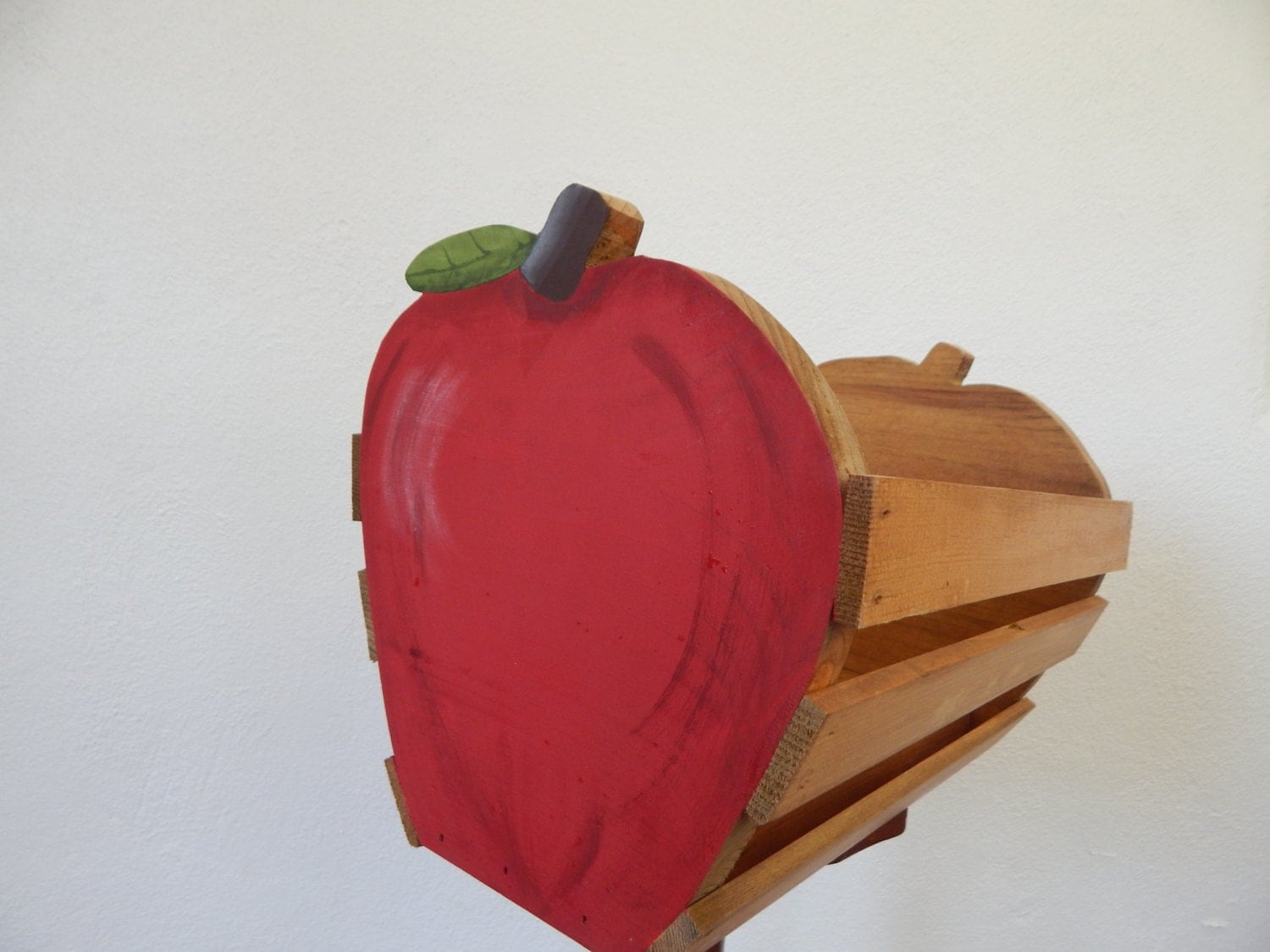 Apple Basket, Wooden Apple Basket, Primitive Apple Basket, Rustic