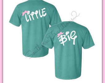 Sorority T Shirt - Big Little T shirt - Little Big GBig GGBig Reveal Tee - Rush Week Sorority tshirt