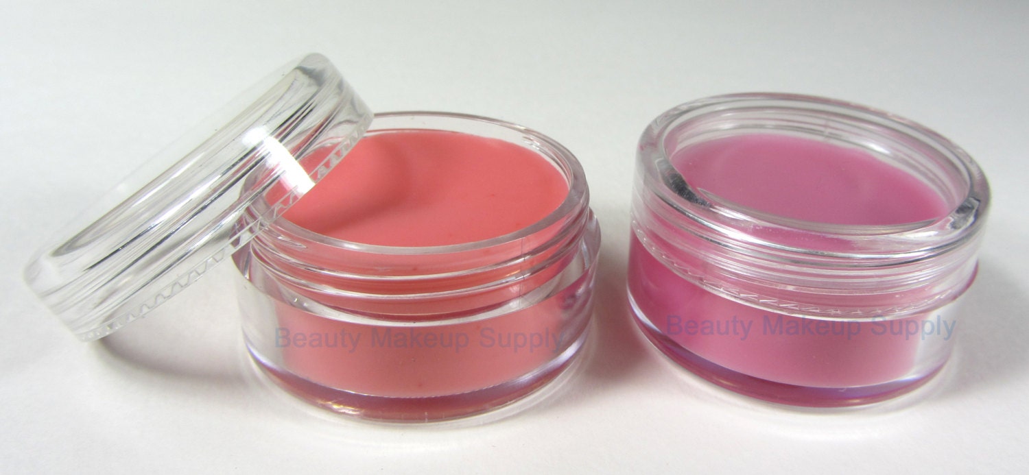 lip containers balm jar Plastic BeautyMakeupSupply Jars 25 by Cosmetic Balm Containers Lip