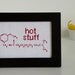 CAPSAICIN-HOT STUFF (red capsaicin molecule in chili peppers wall or desk art)