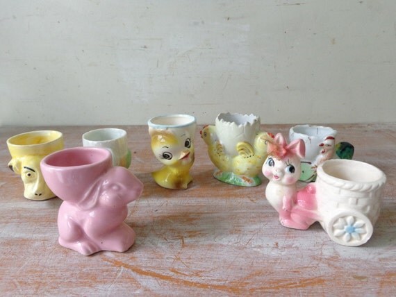 Egg VIntage vintage  collectibles   Cup Egg 8 cups Cups Collection egg