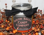 Candy Corn Layered Primitive Halloween Jar Candle- 3 Scents- Caramel Kettle Corn-Toffee Apple- Cider Donut- Highly Scented FFFOFG