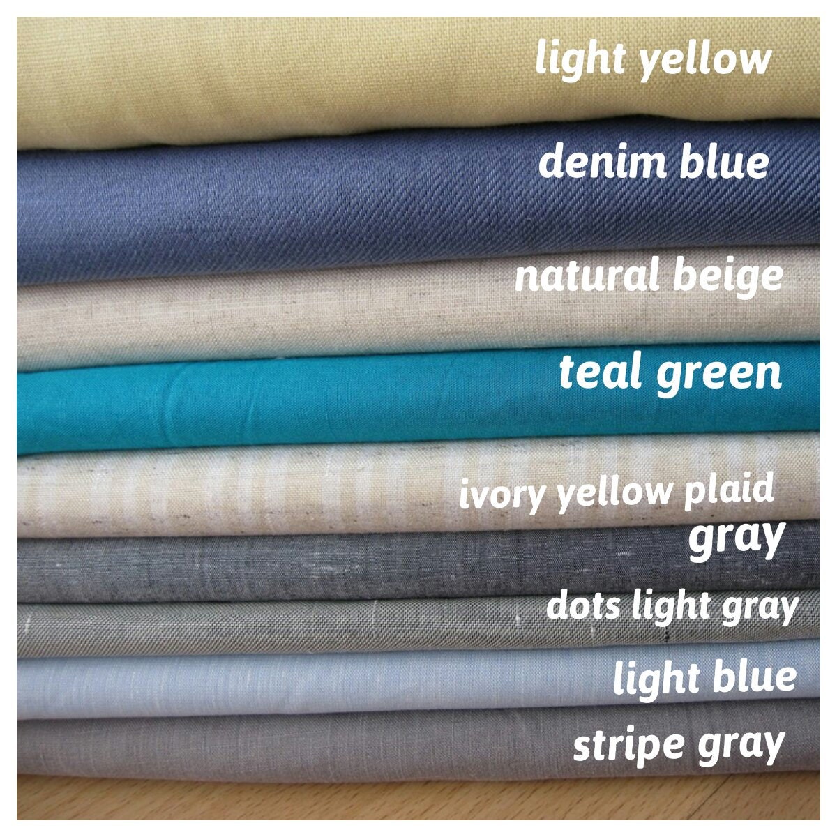 Grey Linen ruffle pillow SHAM Solid Ivory White butter cream