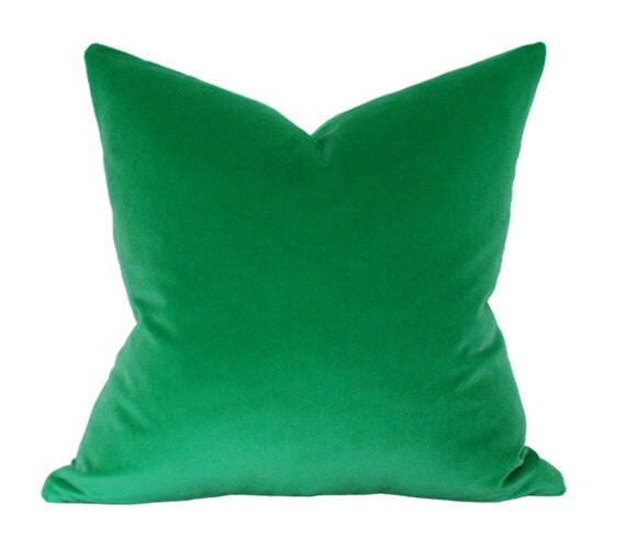 Emerald Green Velvet Pillow Cover MadetoOrder