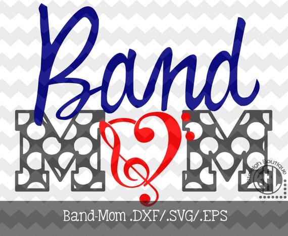Items similar to Band-Mom Decal Files (.DXF/.SVG/.EPS) for use with