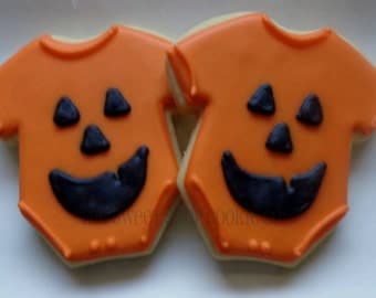 Halloween Baby Shower cookies 2 dozen