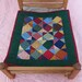 Little Quilt - Traditional Square in a Square pattern - Green