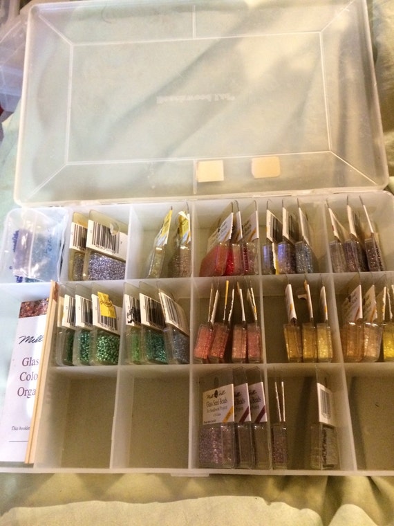 Mill Hill Seed Bead Storage Box With New Beads by ScoutsPlace