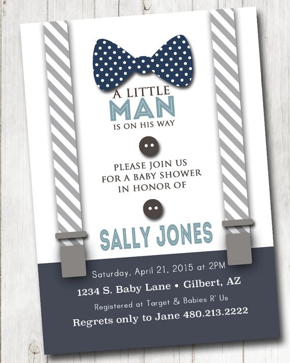 Bow Baby Shower Invitations 10