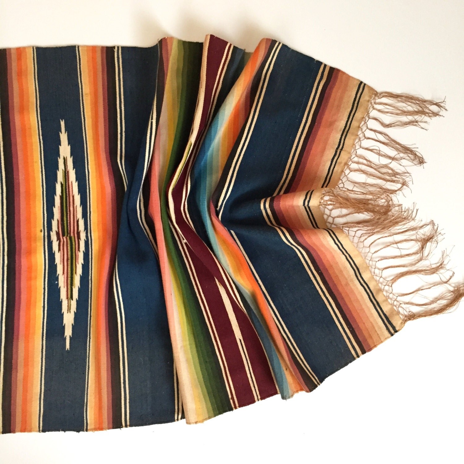 Mexican Serape Throw / Table Runner / Wall Hanging